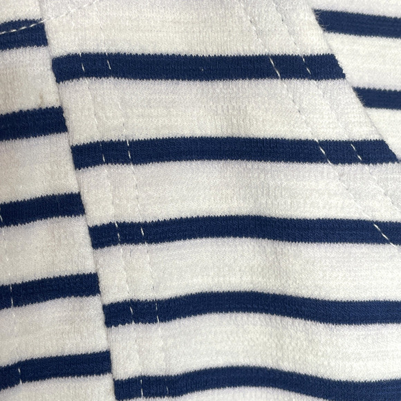 J Crew Women's Striped Fit and Flare Dress Size 2 Resort Nautical Preppy - Picture 14 of 16